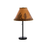 Catalina Lighting 19908-000 Rustic Cabin Lodge 3-Piece Table & Floor Lamp Set, LED Bulb NOT Included, 58", Forest Print,Set of 3 Catalina Lighting