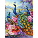 Bits and Pieces Jigsaw Puzzles for Adults 300 Pieces - Peacocks Fantasy Bits and Pieces