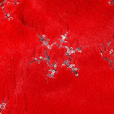 TOBEHIGHER Christmas Tree Skirt - 48 Inches Large Red Tree Skirt with High - End Soft Faux Fur Tree Skirt for Christmas Decorations Indoor Outdoor - Red TOBEHIGHER