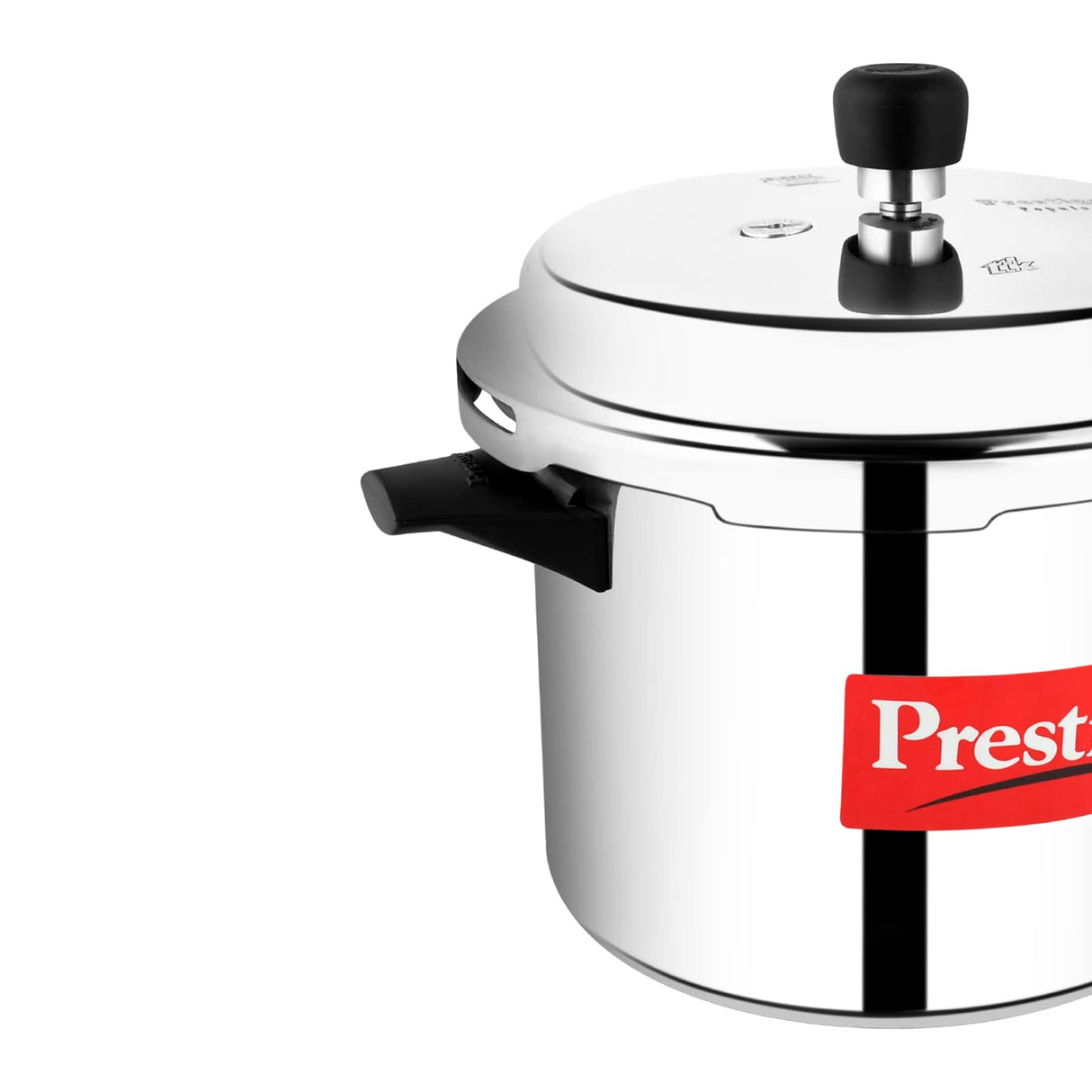 Prestige Popular Aluminum Pressure Cooker, 5 L, Silver Prestige