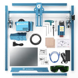 SCULPFUN S1 Laser Engraver, Engraving Machine with 0.01mm High Precision, High Speed Laser Cutter for Wood Metal and Leather, Engraving Area 410 * 420mm SCULPFUN
