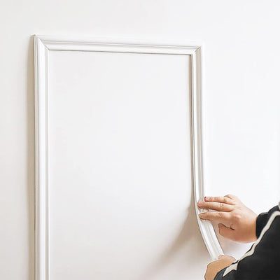TriMold Peel and Stick Chair Rail Molding, Self-Adhesive Wall Trim for Home Decoration & Wall Protection, 9.8ft x 1.6in