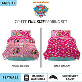 Paw Patrol Girls Kids Bedding Super Soft Comforter And Sheet Set With Sham, 7 Piece Full Size, (Official) Nickelodeon Product By Franco Franco