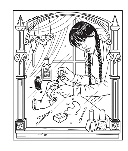 Wednesday: An Unofficial Coloring Book of the Morbid and Ghastly (Unofficial Wednesday Books)