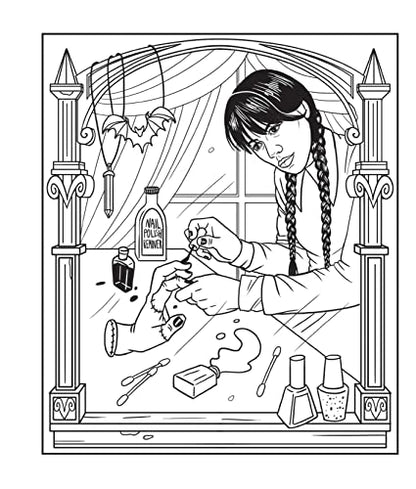 Wednesday: An Unofficial Coloring Book of the Morbid and Ghastly (Unofficial Wednesday Books)