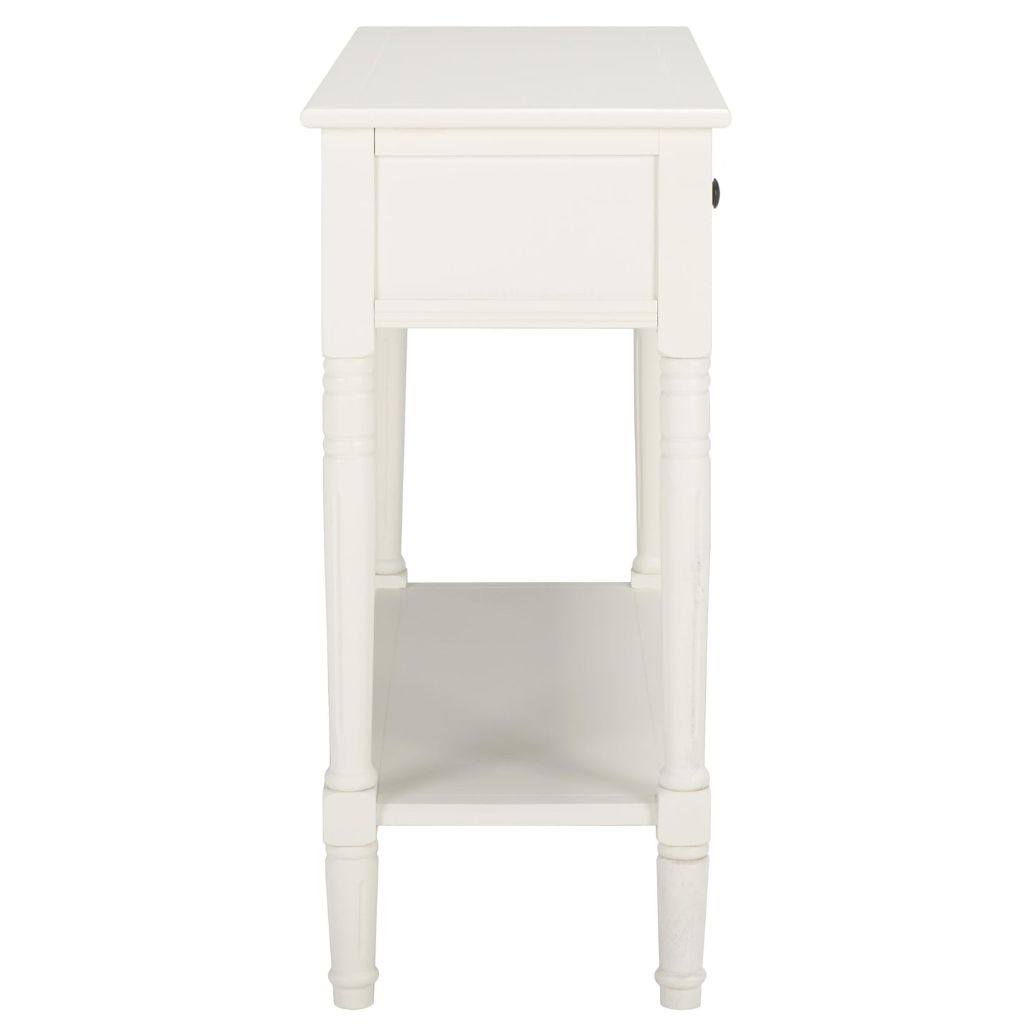 Safavieh American Homes Collection Samantha Distressed/Cream 2-Drawer Console Table - WoodArtSupply