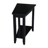 IC International Concepts International Concepts Keystone Accent Table, Black IC International Concepts