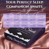 SLEEP SANCTUARY Satin Sheets Twin Size – 3 Piece Luxury Silky Bed Set, Softer Than Silk, 15" Deep Pocket, Cooling & Wrinkle-Free, Moisture-Wicking & Breathable for Hair & Skin (Blush Pink) SLEEP SANCTUARY