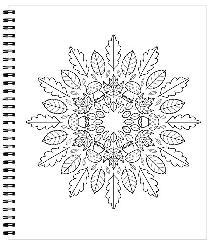 Large Print Easy Color & Frame - Nature (Stress Free Coloring Book) WoodArtSupply