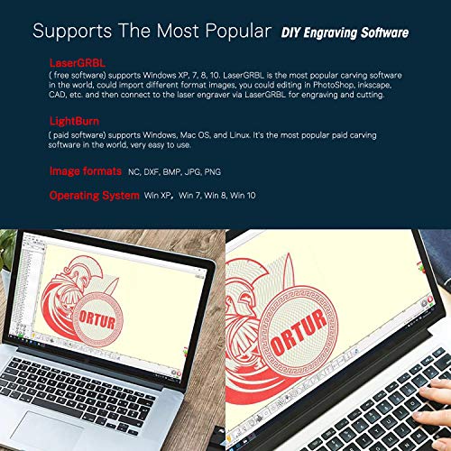 ORTUR Laser Master 2 S2 LU2-10A Laser Engraver Laser, 10000mW Engraving Cutting Machine, Class 4 Laser Cutter, DIY Laser Marking for Metal Ortur