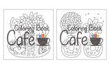 Tiny Gardens: Cute & Comfy Coloring Book for Adults and Teens Featuring Adorable Garden Scenes (Cute and Comfy Coloring Books) WoodArtSupply