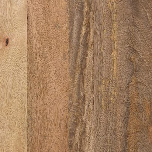 SIMPLIHOME Hunter SOLID MANGO WOOD and Metal 48 Inch Wide Rectangle Industrial Lift Top Coffee Table in Natural, For the Living Room and Family Room SIMPLIHOME