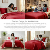 Southshore Fine Living, Inc. Full/Queen Quilt Bedding Set, Microfiber Quilts Queen Size, Coverlet, Stain & Pet Hair Resistant Bedding, Full Size Bedspread with 2 Pillow Shams, Chili Pepper Red Southshore Fine Living, Inc.