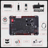 CNCTOPBAOS 4540 CNC Router Machine w/GRBL Offline Controller,500W Spindle 11000rpm,3 Axis Milling Engraving Wood Cutting Carving Engraver Machine For Metal Acrylic MDF Nylon Plastic 16.9x5.4x3.5inch CNCTOPBAOS