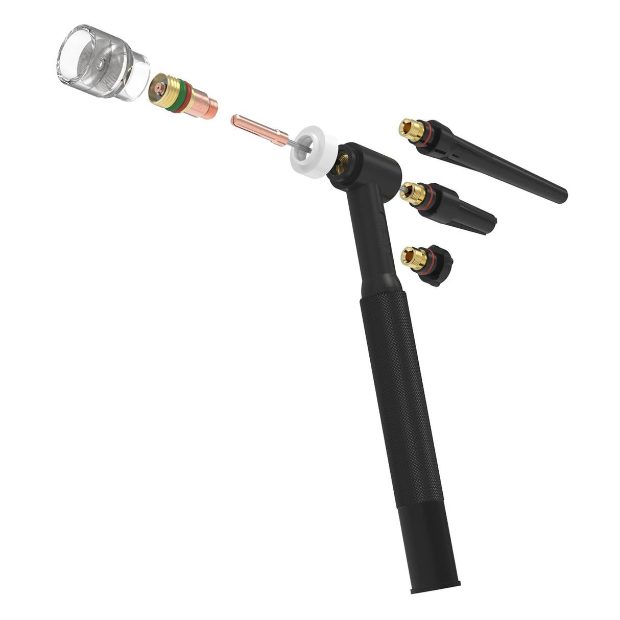 YESWELDER 71Pcs TIG Welding Torch Stubby Gas Lens #12 Pyrex Glass Cup Kit For WP-17/18/26 YESWELDER