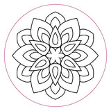 Mandalas Embroidery Transfers (set of 10 hoop designs!) PETER PAUPER PRESS