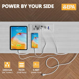 WODRAWER TV Stand Dresser for Bedroom with 12 Drawers for 60" TV, Fabric Drawers Entertainment Center with Power Outlets & LED Lights & Open Shelves, Long Dresser for Console, Living Room WODRAWER