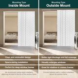 CHICOLOGY Sliding Door Blinds, Blinds for Sliding Glass Doors, Sliding Glass Door Blinds, Vertical Blinds for Patio Doors, Room Divider, Hexagon, W:46-86 x H: 0-96 inch CHICOLOGY