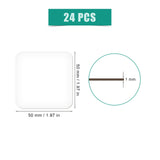 SAVITA 24pcs Sublimation Fridge Magnets, 2x2inch Sublimation Magnet Blanks Bulk Square Refrigerator Magnets for Home Kitchen Office Whiteboard Decoration SAVITA