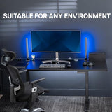 VIVO Electric 71 x 30 inch Standing Desk, Dual Motor Memory Controller Height Adjustment, E2B Series, Solid One-Piece Black Top Black Frame, DESK-KIT-E2B71B VIVO