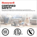 Honeywell Ceiling Fans Duval 52 Inch Ceiling Fan, Quick 2 Hang Indoor/Outdoor Ceiling Fan with Pull Chain, Tri-Mount 5 Blade Tropical Design, ETL Damp Rated, White (50206-01) Honeywell Ceiling Fans