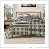 Great Bay Home 3-Piece Reversible Rustic Lodge Bedspread Quilt with 2 Shams. All-Season Quilt Set. (King, Salt Creek) Great Bay Home