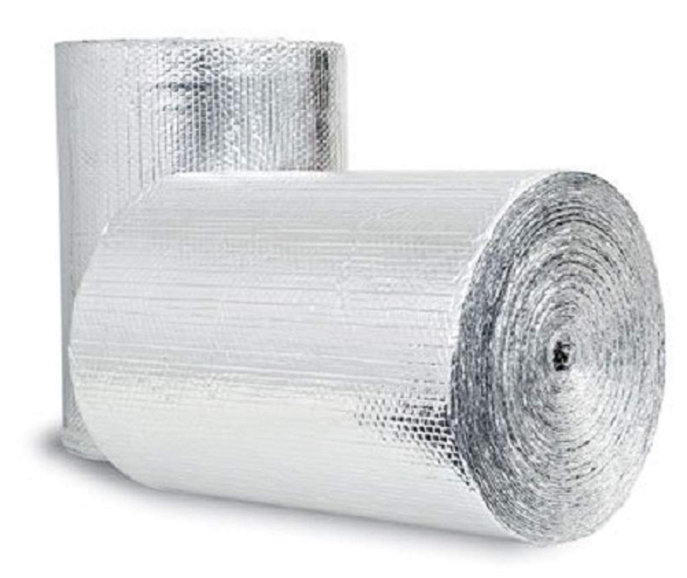 US Energy Products Foam Core Reflective Insulation Garage Door Double Foil 21 Inch x 16ft Roll Energy Star Rated Made in USA (1) US Energy Products