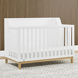 GAP babyGap Oxford 6-in-1 Convertible Crib - Greenguard Gold Certified, Bianca White/Natural Delta Children