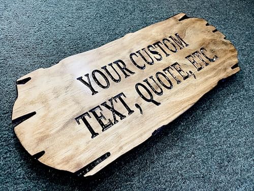 Custom Wooden Signs, Personalized Wood Signs, Custom Wood Signs, Personalized Cabin Signs, Outdoor Wooden Sign, Family Name Signs (Text Only) Benchmark Signs And Gifts