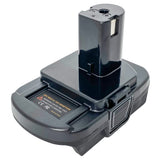 Replacement for Ryobi 18V Lithium-Ion Battery Adapter for Ryobi 18V One+ Cordless Tool, Compatible with Black+Decker/ Porter-Cable/Stanley 20V Lithium Battery Convert to Ryobi 18V Lithium Battery P108 QINIZX