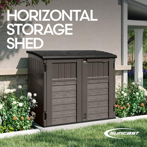 Horizontal Shed by Suncast®, Made in The USA Suncast
