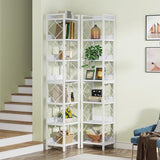 Tribesigns 78.7 Inch Tall Narrow Bookshelf - 7-Tier Freestanding Storage for Small Spaces Tribesigns