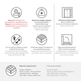 Bestar Pur Queen Murphy Bed, 65-inch Space-Saving Wall Bed for Guest Room or Home Office Bestar