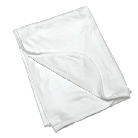 Laughing Giraffe Blank Baby Receiving Blanket (White) Laughing Giraffe