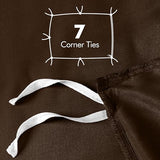 Utopia Bedding Duvet Cover Queen Size - 3 Piece with Zipper Closure - 1 Comforter Cover 90X90 Inches & 2 Pillow Shams 20X26 Inches (Brown) Comforter Not Included Utopia Bedding