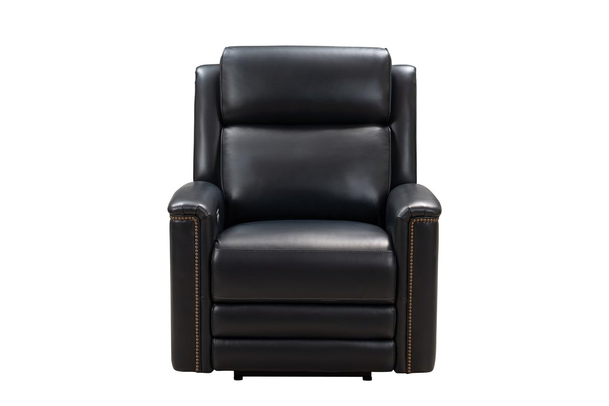 BarcaLounger Tomas Power Recliner-Midnight Blue BarcaLounger