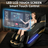 Massage Chair Full Body,Zero Gravity 3D SL-Track Shiatsu Massage Recliner Chair Built-in Heat System Airbag Massage with Body Scan, Deep Yoga Stretch, Calfrest Extension And Foot And Back massage