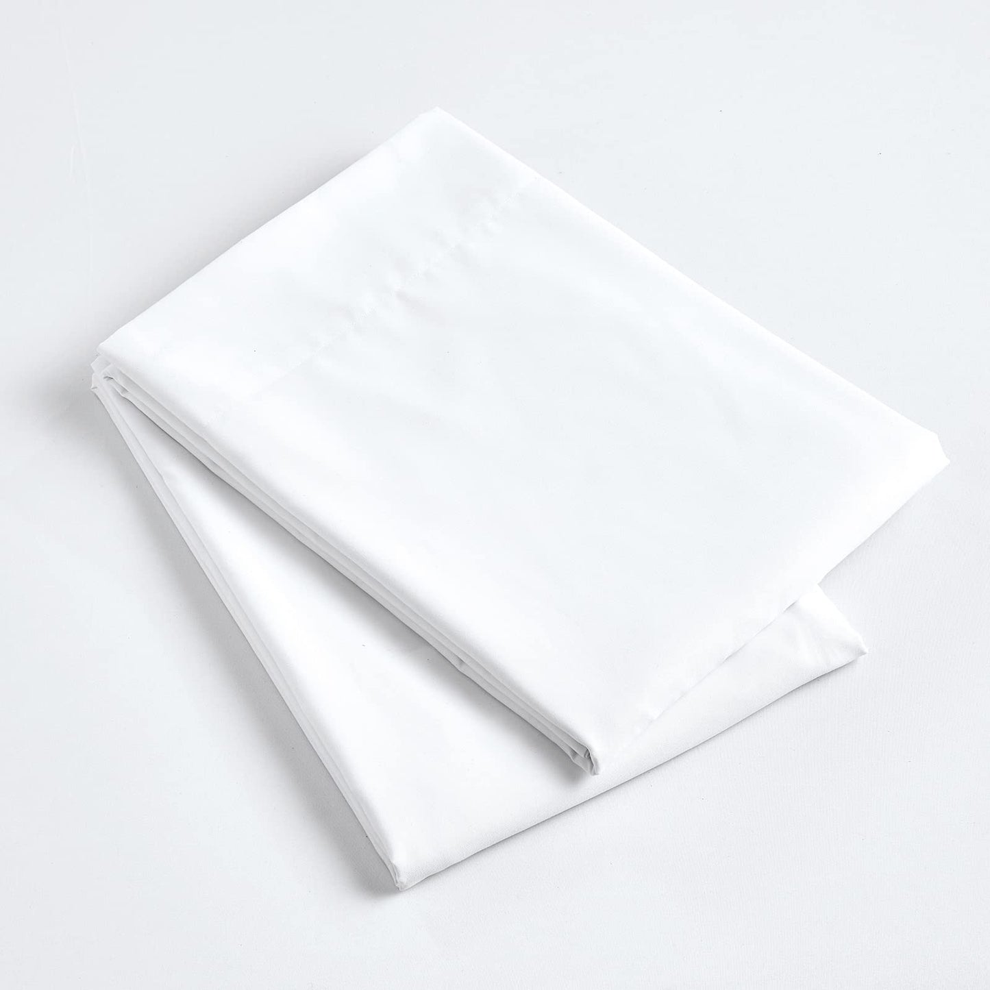 FreshCulture White Pillowcases Queen Size 12 Pack - Bulk Pillowcase Set - Envelope Closure - Soft Brushed Microfiber Fabric - 20x30 Inches Pillow Case Set of 12 for Home, Hotels, Schools