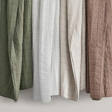 EVERGRACEHOME 100% Cotton Box Stitch Quilt Bedding Set Queen Size 3 Pieces, Garment-Washed Lightweight Soft Cozy Coverlet, Quilted Bedspread Sets with 2 Shams for All Season, Olive Green EVERGRACEHOME