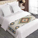 ZFRXIGN Southwestern Bed Runner King Boho Western Bed Scarf Bedding Set Aztec Bed Throw Blanket Rug for Foot of Bed Decoration for Home Hotel Native American Tribal ZFRXIGN
