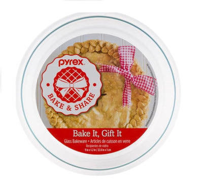 Pyrex Glass Bakeware Pie Plate 9" x 1.2"