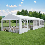 Raysfung 20' x 40' Party Tent Heavy Duty, Wedding Tent with Removable Sidewalls, Outdoor Gazebo Event Shelters Canopy for Birthday Party Raysfung