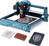 SCULPFUN C1 Mini Laser Engraving Machine - 3W Portable Laser Engraver for Beginners, 0.04mm High Precision, Plug and Play, Ideal for DIY Wood, Acrylic and Leather, Engraving Area 150 * 130mm SCULPFUN
