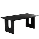 Tribesigns Modern Executive Desk, 70.9" Large Office Computer Desk, Conference Table Meeting Room Table, Simple Workstation Business Furniture for Home Office, Black Tribesigns