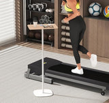 tonchean Portable Standing Desk for Small Spaces, Adjustable Height 18.5" to 47.2" Laptop Stand, Projector Stand for Home Office, Easy Assembly Compact Floor Desk tonchean