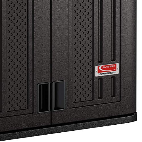 Suncast Commercial Wall Cabinet Blow Molded, Dark Gray Suncast Commercial