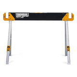 ToughBuilt - Folding Sawhorse/Jobsite Table - Sturdy, Durable, Lightweight, Heavy-Duty, 100% High Grade Steel, 41.5-Inch Easy Carry Handle - (TB-C550) ToughBuilt