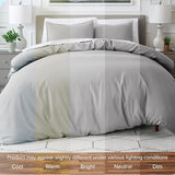 Bare Home Bedding Duvet Cover King Size - Premium 1800 Super Soft Collection - Lightweight, Cooling - Soft Breathable Bedding Duvet Cover (King, Light Grey) Bare Home