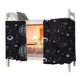 TINAYAUE Blackout Bunk Bed Curtain Dormitory Lightproof Curtains Students Room Privacy Screen Single Bed Cover Breathable Cloth Improve Sleep Quality in Home Dorm (Style 3, 1 Piece(1.15m*2m)) TINAYAUE