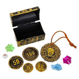 Zugar Land 6" Pirate Treasure Chest Excavation Dig Kit - Be an Explorer! Dig & Discover The History and Myths of Pirate with This Cool kit. Zugar Land
